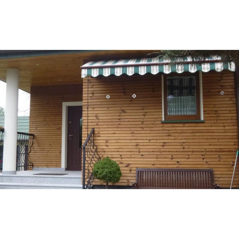 Deska elewacyjna Thermo sosna 26x140 mm C8 romb duo