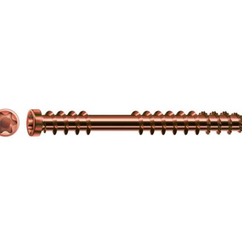 Wkręty tarasowe SPAX D A2 5x50 brązowy + bit