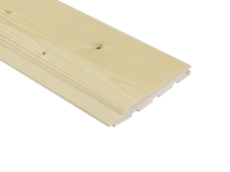 Deska elewacyjna/ podbitka świerk softline 14x121 mm