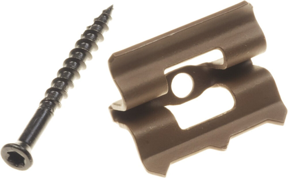 Klip montażowy do desek tarasowych Bambus