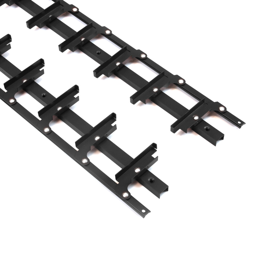 Mechanizm aluminiowy do żaluzji ogrodowych FLEX WOOD czarny