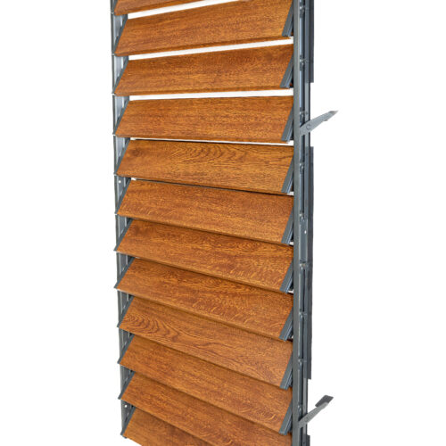 Mechanizm aluminiowy do żaluzji ogrodowych FLEX WOOD biały