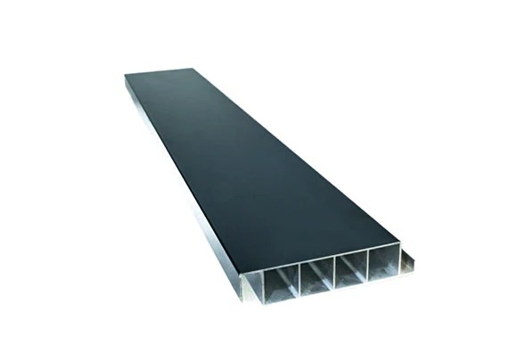 Panel aluminiowy antracyt do systemu ruchomych deseczek