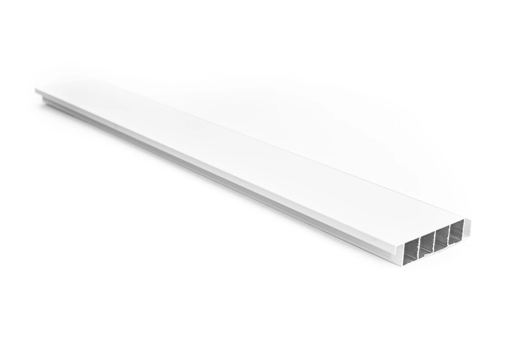 panel aluminiowy biały do systemu ruchomych deseczek Panel aluminiowy biały do systemu ruchomych deseczek