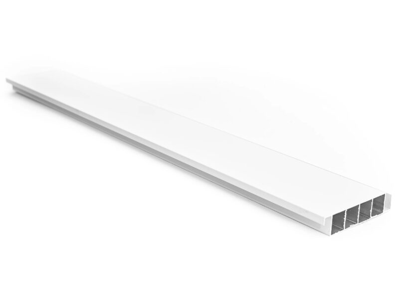 Panel aluminiowy biały do systemu ruchomych deseczek