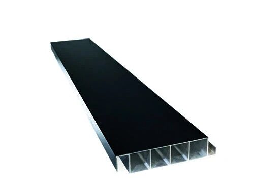 Panel aluminiowy czarny do systemu ruchomych deseczek