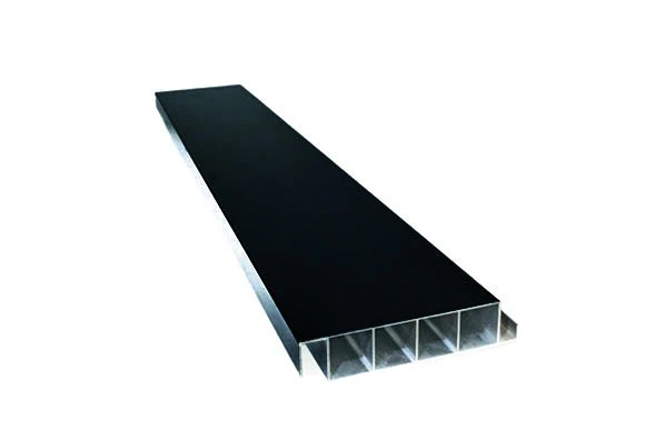 Panel aluminiowy czarny do systemu ruchomych deseczek